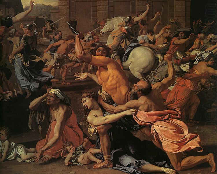 Nicolas Poussin The Rape of the Sabine Women china oil painting image